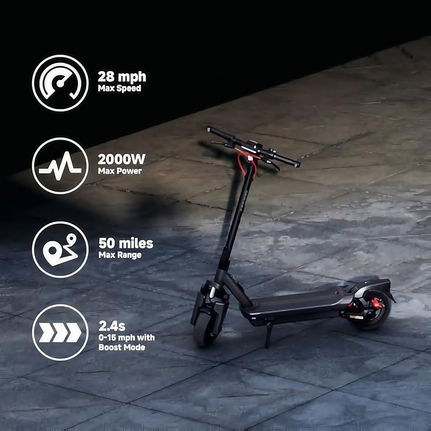 Xiaomi Ninebot E2 Pro Electric Scooter | Ideal for Commuting | Foldable Design, Long Battery Life, LED Display